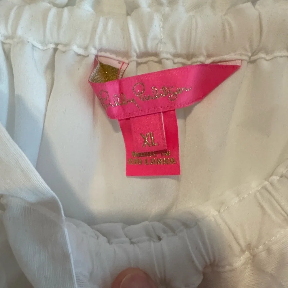 Lilly Pulitzer White Textured Off-Shoulder Top - Picture 2 of 3